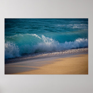 Hawaiianische Waves Poster