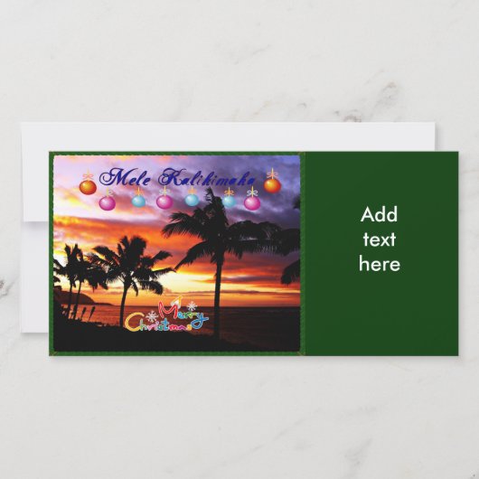 Hawaiianische Weihnachten (Vorderseite)