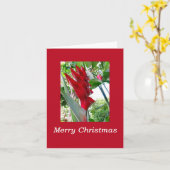 Hawaiianische Weihnachten Karte (Gelbe Blume)