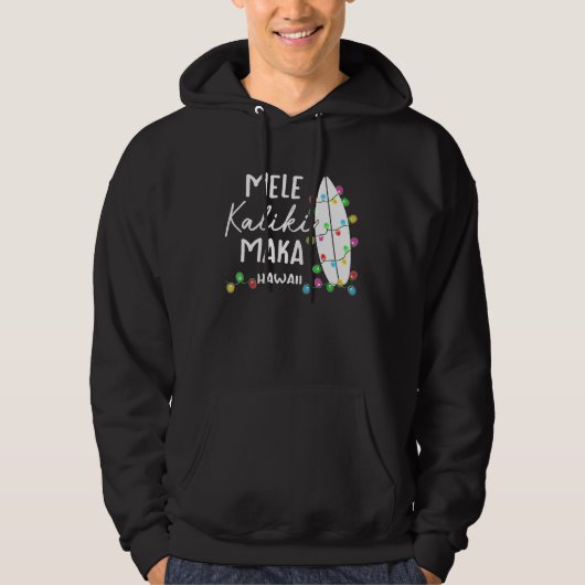 Hawaiianische Weihnachtsgeschenke Mele Kalikimaka  Hoodie (Vorderseite)