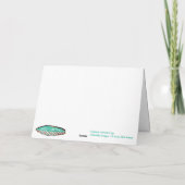 Hawaiianische Weihnachtskarte Dankeskarte (Rückseite)