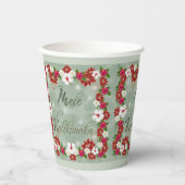 Hawaiianische Weihnachtsmele Kalikimaka Paper Cup Pappbecher (Vorderseite)
