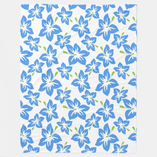 Hawaiianische Zeitdecke Fleecedecke (Vorderseite)
