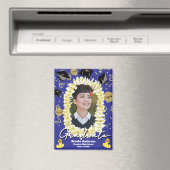 Hawaiianischer Abschluss Plumeria Lei Konfetti Fot Magnet (In Situ (Geschirrspüler))