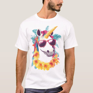 Hawaiianischer Aloha-Einhorn T-Shirt