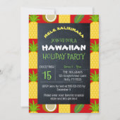 Hawaiianischer Ananas Urlaub Einladung (Vorderseite)