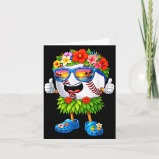 Hawaiianischer Baseball Hawaii Trocal Beach Sommer Karte