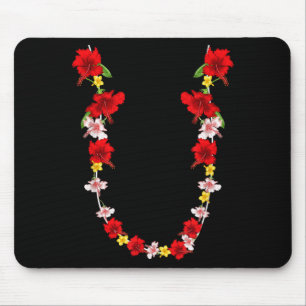 Hawaiianischer Blumenhalsketten-Trocal-Sommerblume Mousepad