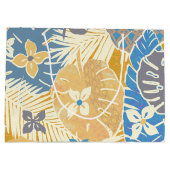 hawaiianischer Druck Große Geschenktüte (Rückseite)