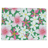 hawaiianischer Druck Große Geschenktüte (Rückseite)