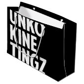 hawaiianischer Druck Große Geschenktüte (Vorderseite Schrägansicht)