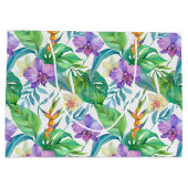 hawaiianischer Druck Große Geschenktüte (Rückseite)