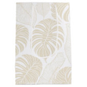 hawaiianischer Druck Mittlere Geschenktüte (Rückseite)