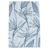 hawaiianischer Druck Mittlere Geschenktüte (Rückseite)