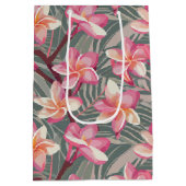 hawaiianischer Druck Mittlere Geschenktüte (Rückseite)