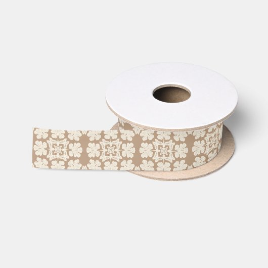 Hawaiianischer Druck  Satinband (Spule)