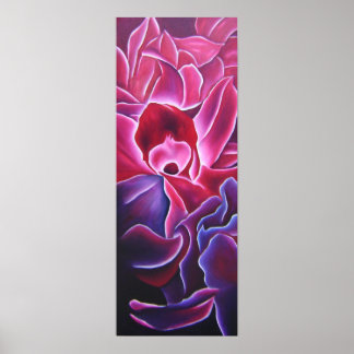 Hawaiianischer Frieden - Orchid im Öl mit einer sc Poster