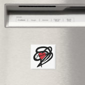 Hawaiianischer Herzmagnet Magnet (In Situ (Geschirrspüler))