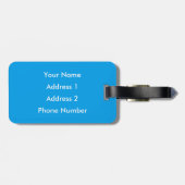 Hawaiianischer Hibiskus Blume Aloha Gepäckanhänger (Rückseite horizontal)