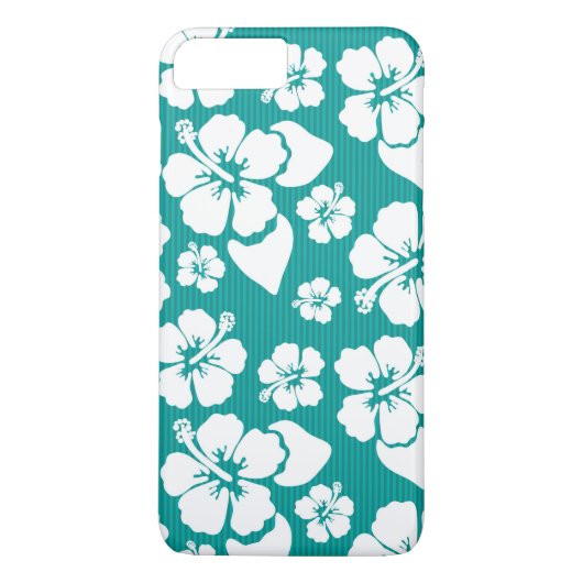 Hawaiianischer Hibiskus Blume Muster Case-Mate iPhone Hülle (Rückseite)