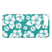 Hawaiianischer Hibiskus Blume Muster Case-Mate iPhone Hülle (Rückseite (Horizontal))