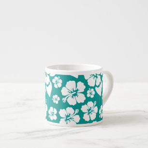 Hawaiianischer Hibiskus Blume Muster Espressotasse