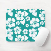 Hawaiianischer Hibiskus Blume Muster Mousepad (Mit Mouse)