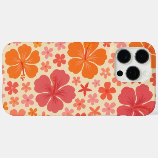 Hawaiianischer Hibiskus Case-Mate iPhone Hülle (Rückseite (Horizontal))