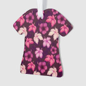 Hawaiianischer Hibiskus Frenzy Ornament (Vorderseite)