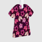 Hawaiianischer Hibiskus Frenzy Ornament (Vorderseite)