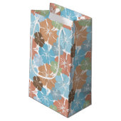 Hawaiianischer Hibiskus Kleine Geschenktüte (Rückseite Schrägansicht)