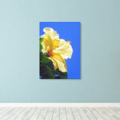 Hawaiianischer Hibiskus Leinwanddruck (Insitu (Holzboden))