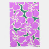 Hawaiianischer Hibiskus Luau Tropische Blume Handtuch (Vertikal)