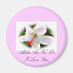 Hawaiianischer Hibiskus Magnet