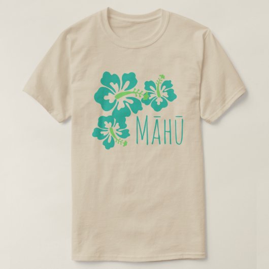 Hawaiianischer Hibiskus Māhū LGBT Third Gender T-Shirt (Design vorne)
