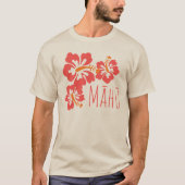 Hawaiianischer Hibiskus Māhū LGBT Third Gender T-Shirt (Vorderseite)