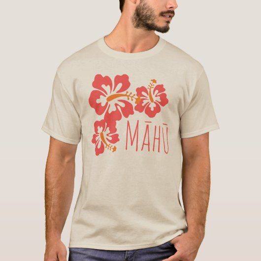 Hawaiianischer Hibiskus Māhū LGBT Third Gender T-Shirt (Vorderseite)