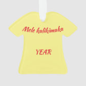 Hawaiianischer Hibiskus Ornament (Rückseite)