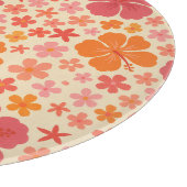 Hawaiianischer Hibiskus Schneidebrett (Ecke)