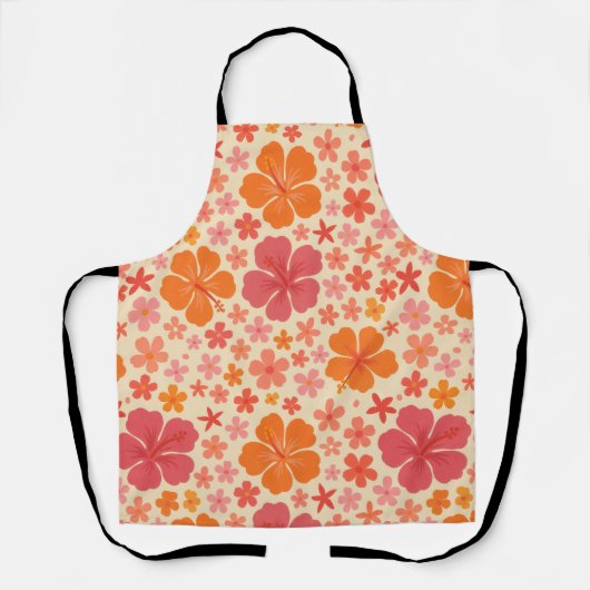 Hawaiianischer Hibiskus Schürze (Vorderseite)