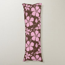 HAWAIIANISCHER HULA (HIBISKUS) BRAUN/ROSA