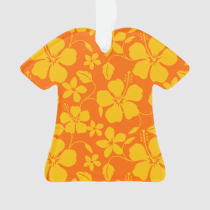 HAWAIIANISCHER HULA (HIBISKUS) ORANGE MIX ORNAMENT