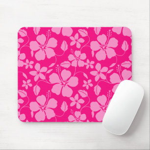 HAWAIIANISCHER HULA (HIBISKUS) PINK GUAVE MOUSEPAD