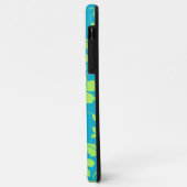 HAWAIIANISCHER HULA (HIBISKUS) TEAL LIME Case-Mate iPhone HÜLLE (Hinten/Links)