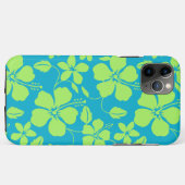 HAWAIIANISCHER HULA (HIBISKUS) TEAL LIME Case-Mate iPhone HÜLLE (Rückseite (Horizontal))