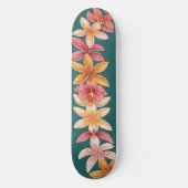 Hawaiianischer Lei Skateboard (Vorderseite)