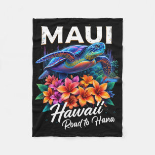 Hawaiianischer Maui-Ozean-Strand Hawaii-Schildkröt Fleecedecke
