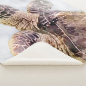 Hawaiianischer Meeresschildkröte Sherpadecke (3/4)