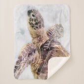 Hawaiianischer Meeresschildkröte Sherpadecke (Vorderseite)