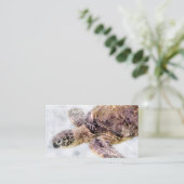 Hawaiianischer Meeresschildkröte Visitenkarte (Stehend Vorderseite)